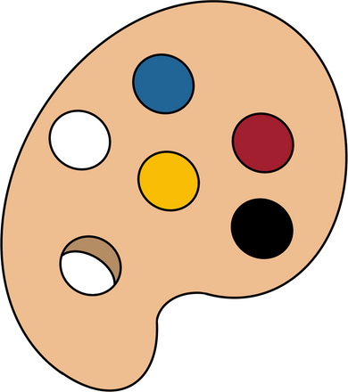 Paint Palate Illustration 